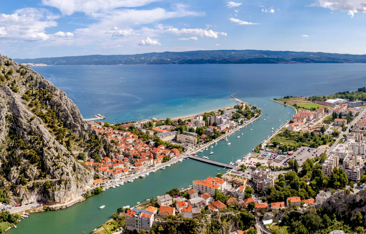 Omis Stadt